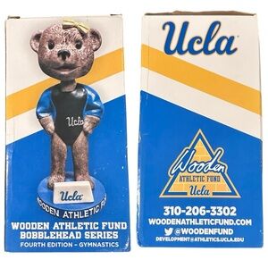 UCLA Bruins Wooden Athletic Fund Gymnastics Bobblehead Josephine Fourth Edition